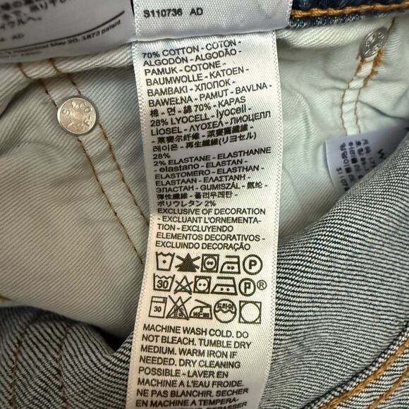 Levi’s Men’s Sz 34 x 32 Slim Taper Jeans New NWT - Picture 7 of 8